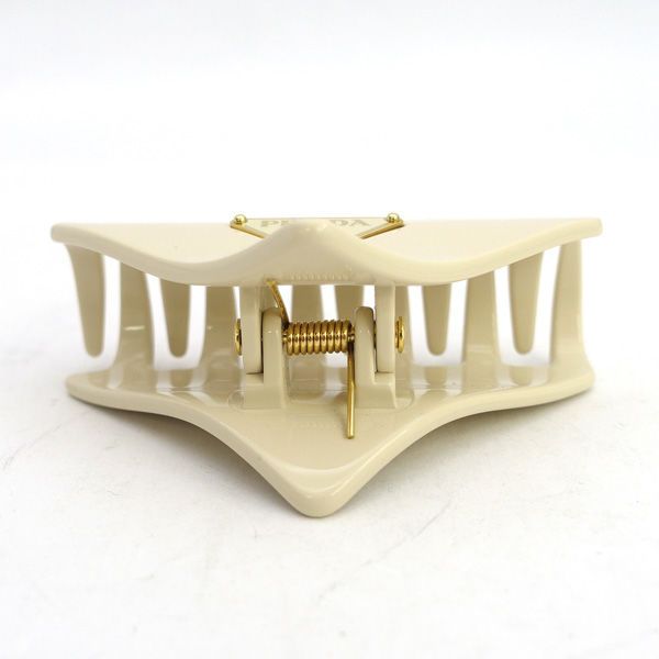 PRADA / プラダ ◇三角プレート プレックス クロウクリップ ヘア