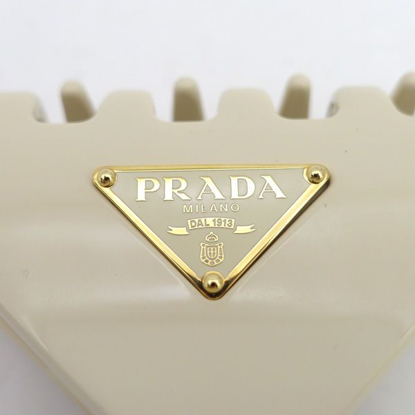 PRADA / プラダ ◇三角プレート プレックス クロウクリップ ヘア