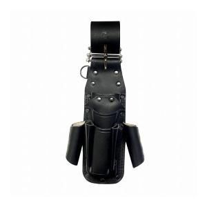 コヅチ 3連チェーンツール7丁差床皮サック ブラック CH 04 BK 2174