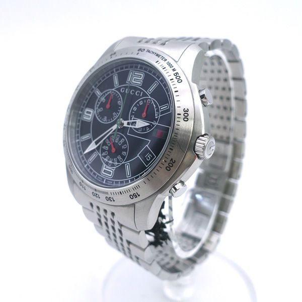 GUCCI グッチ Gタイムレス クロノグラフ メンズウォッチ クォーツ 126.2 メンズ MEN 男性 ボーイズ 紳士 腕時計 うでとけい ウォッチ Watch ブランド