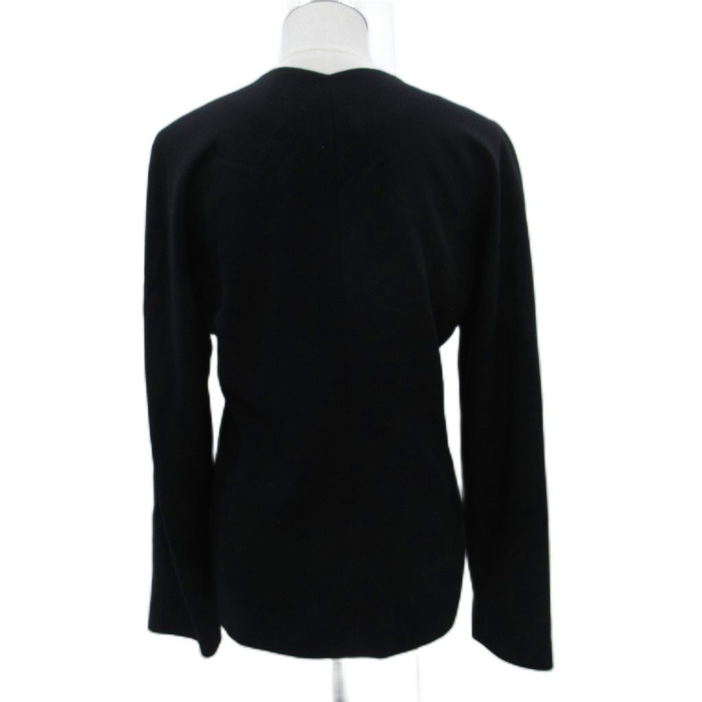 ヨーガンレール JURGEN LEHL ノーカラージャケット ミドル丈 L 黒