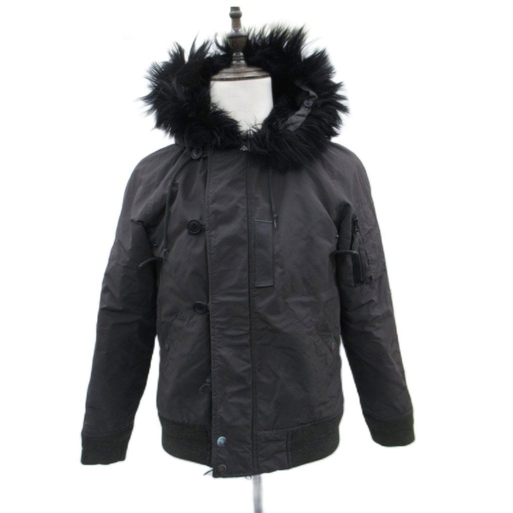 ショット SCHOTT N-2B フライトジャケット 中綿 ミドル丈 ラクーン