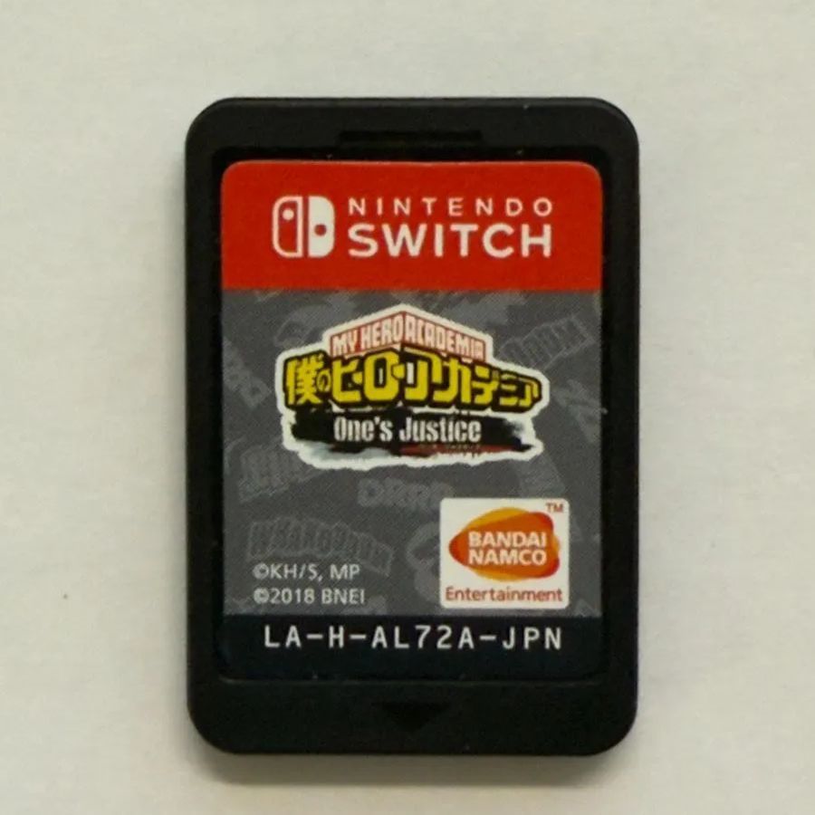 僕のヒーローアカデミア One's Justice Nintendo Switch ソフトのみ