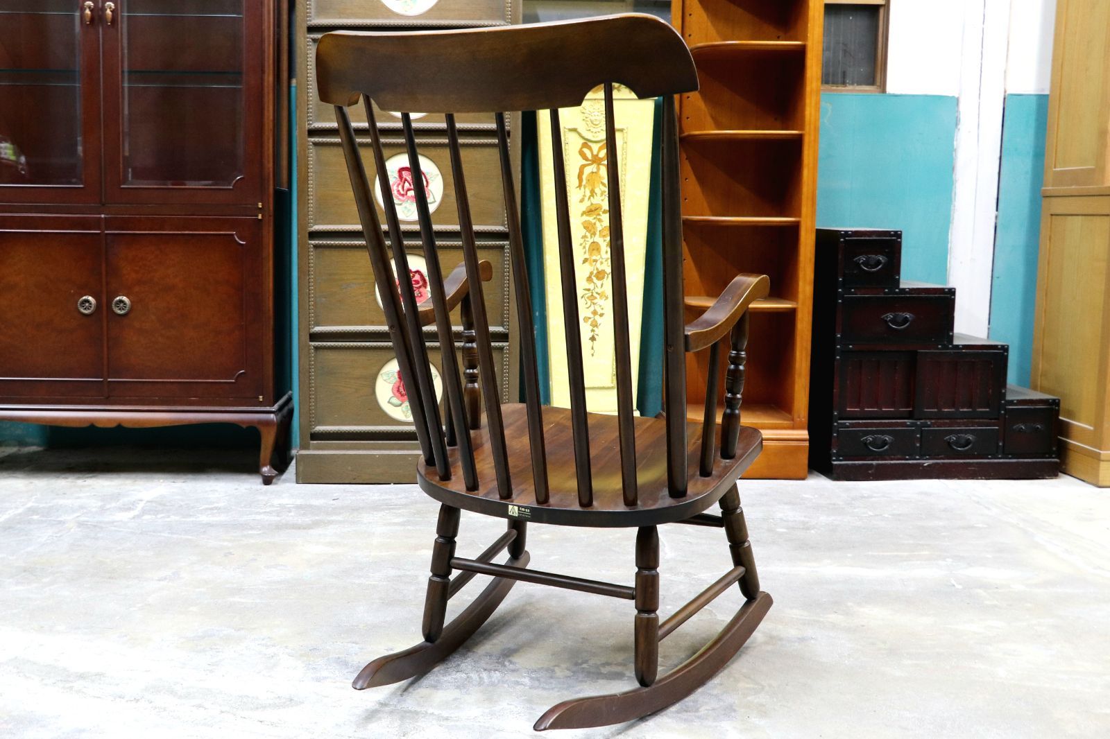 【直接取引き・山口県】柏木工 / KASHIWA ロッキングチェア 揺り椅子 GMIS375○柏木工 / KASHIWA ロッキングチェア 揺り椅子 アームチェア