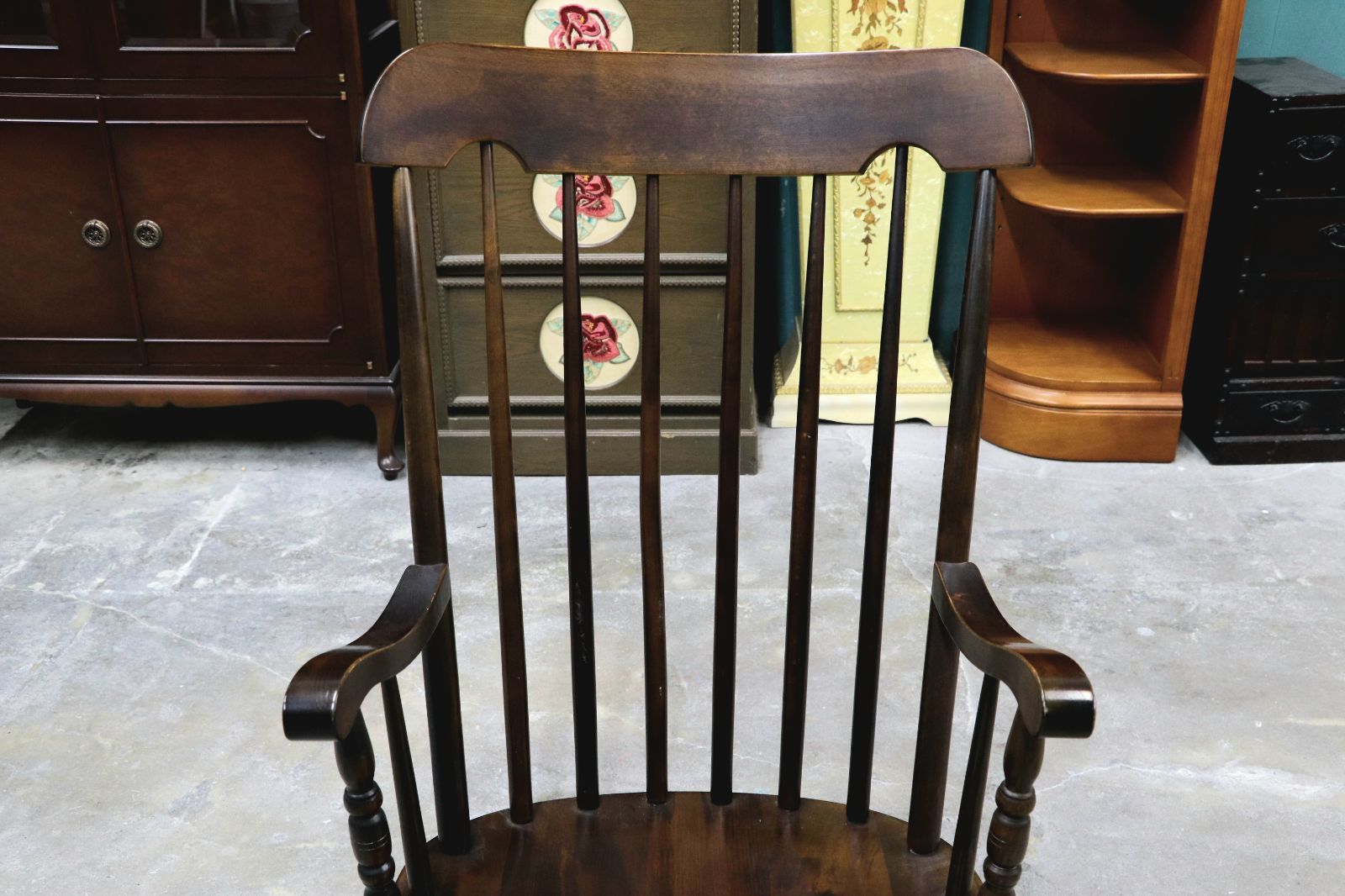 GMIS375○柏木工 / KASHIWA ロッキングチェア 揺り椅子 アームチェア