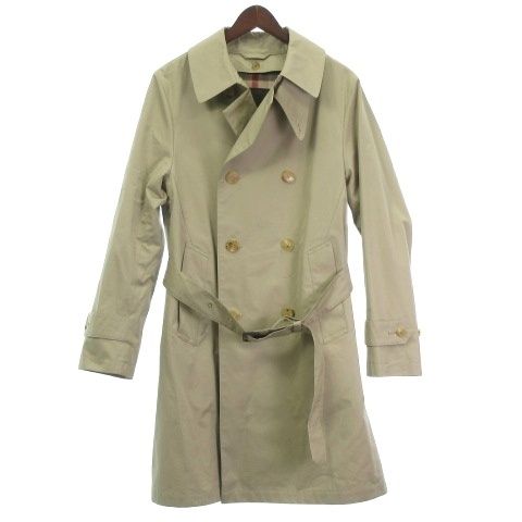 マッキントッシュ ロンドン LONDON トレンチコート チェック ベージュ 38 S位