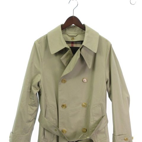 マッキントッシュ ロンドン LONDON トレンチコート チェック ベージュ 38 S位 トレンチコート ジャケット アウター メンズ