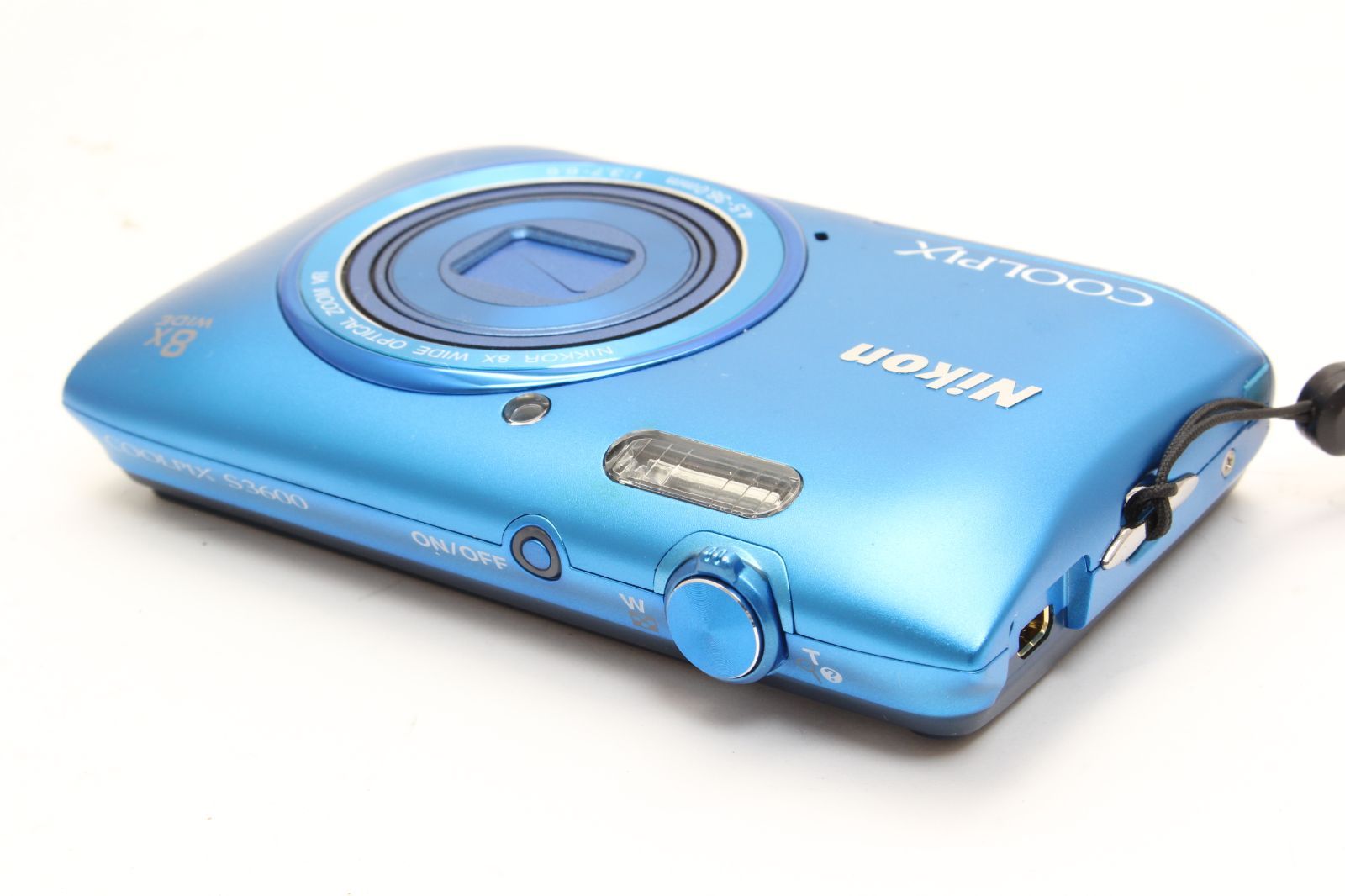 A (美品) Nikon ニコン COOLPIX S3600 ブルー 初期不良返品無料 12-30