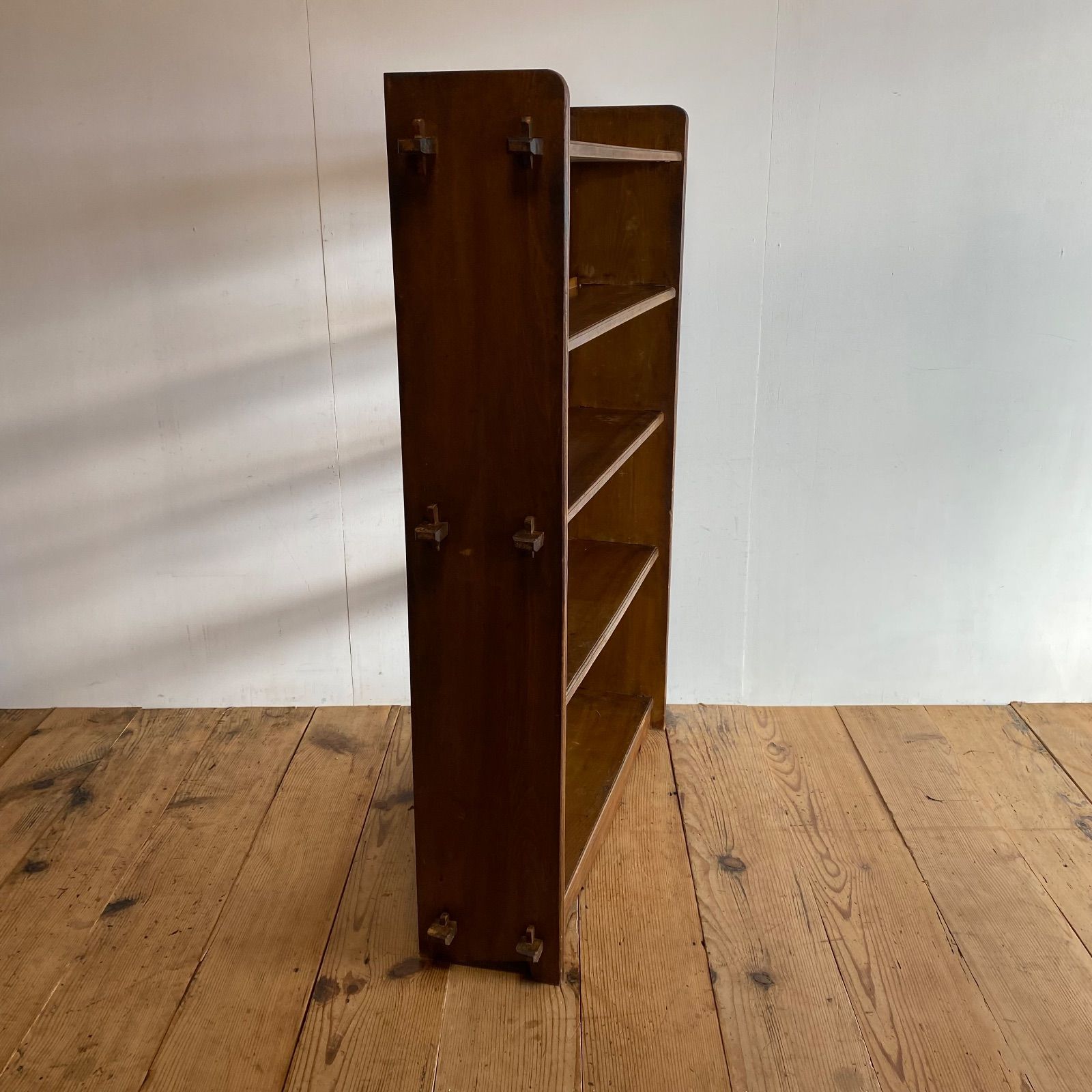 アンティーク 楔 古家具 本棚 オープンシェルフ 木製棚 飾り棚 古道具