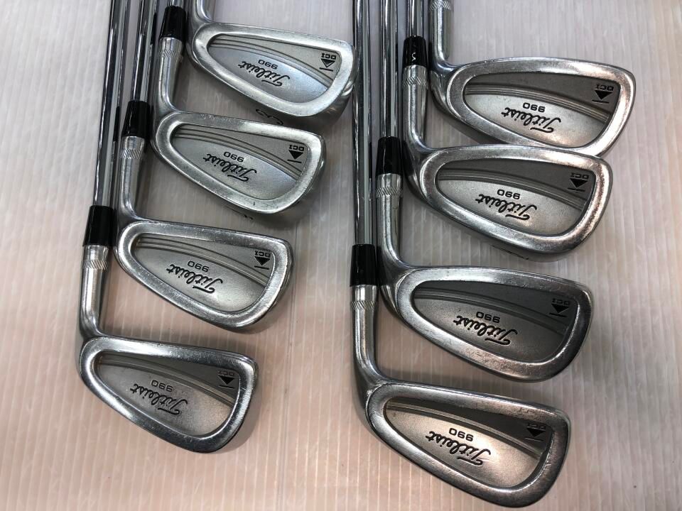 タイトリスト DCI 990 NSプロ950GH Sフレックス アイアンセット 中古