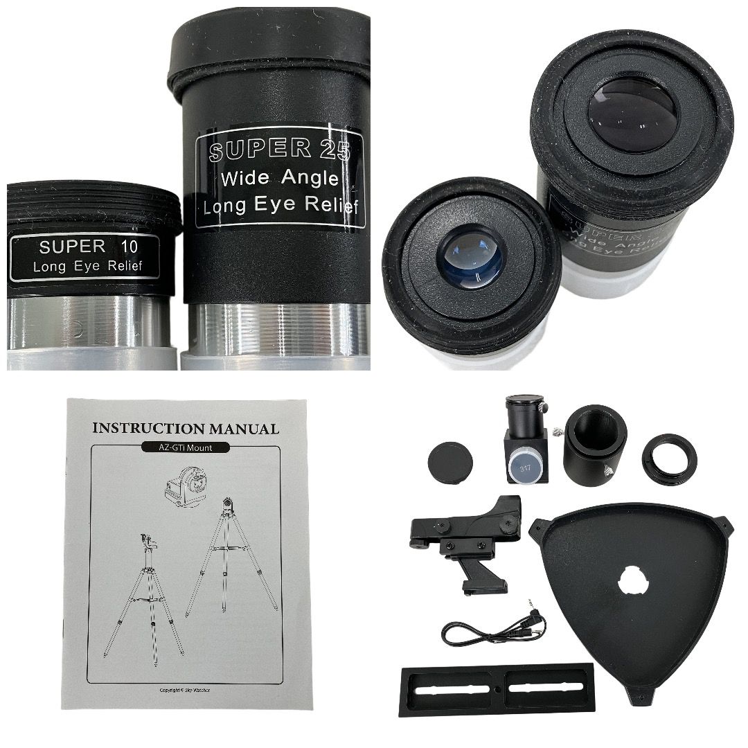 Sky watcher AZ GTi MAK 90 D mm F 1250 天体望遠鏡 鏡筒 三脚