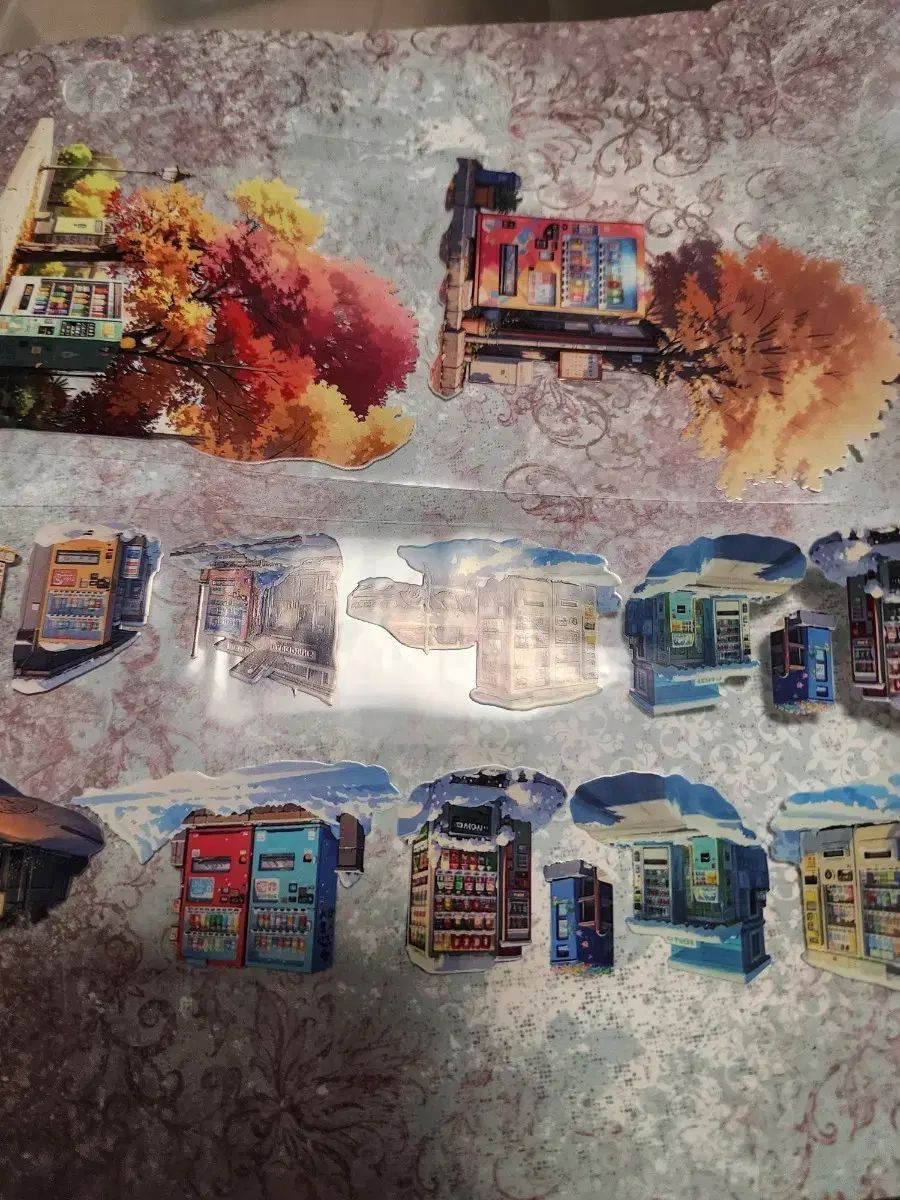 風景マスキングテープ自販機