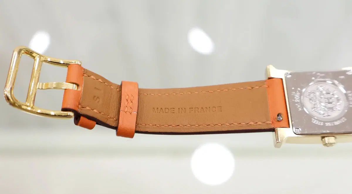  エルメス Hウォッチ ゴールド HH 1 201 131 デパート レザーベルト 時計