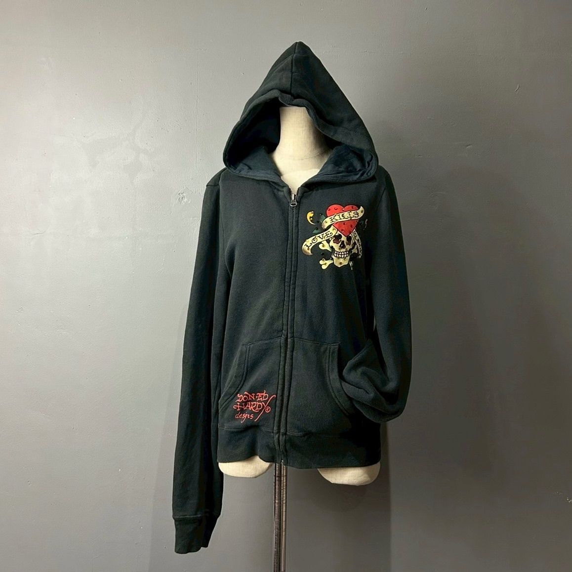Ed Hardy LOVE KILLS SLOWRY Hoodie y2k エドハーディー スウェット