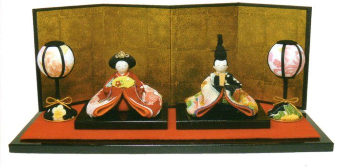 雛人形 ひなまつり 彩り友禅雛 手作り コンパクト 和雑貨