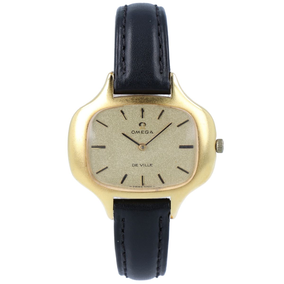 OMEGA】 オメガ DE VILLE デビル 511.296 34mm 社外ベルト レディース 
