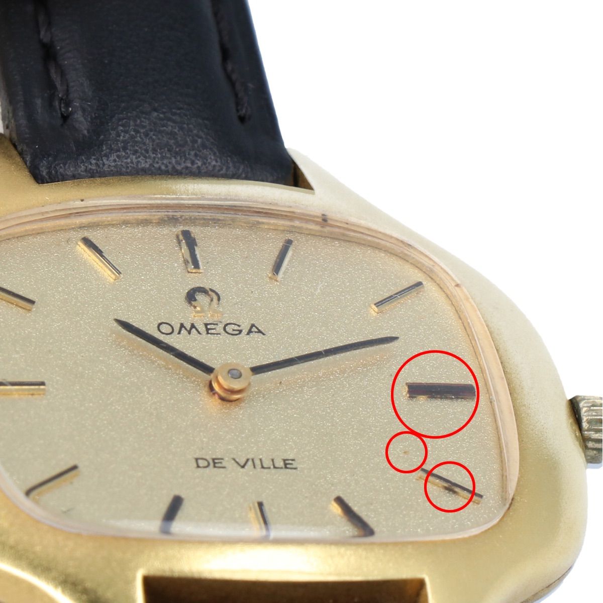 OMEGA】 オメガ DE VILLE デビル 511.296 34mm 社外ベルト レディース 
