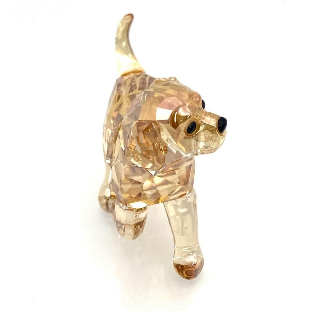 スワロフスキー SWAROVSKI ゴールデンレトリバー オブジェ 置物