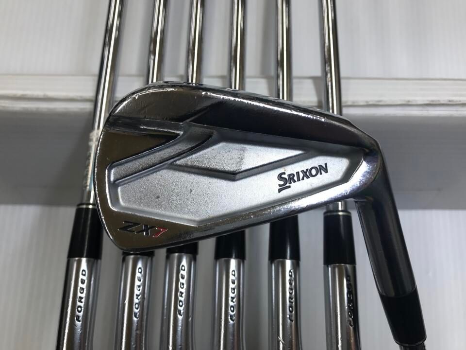  ダンロップ　SRIXON ZX7　ダイナミックゴールド D.S.T.(NEWデザイン)　S200フレックス　アイアンセット　中古【最短即日発送】 アイアンセット