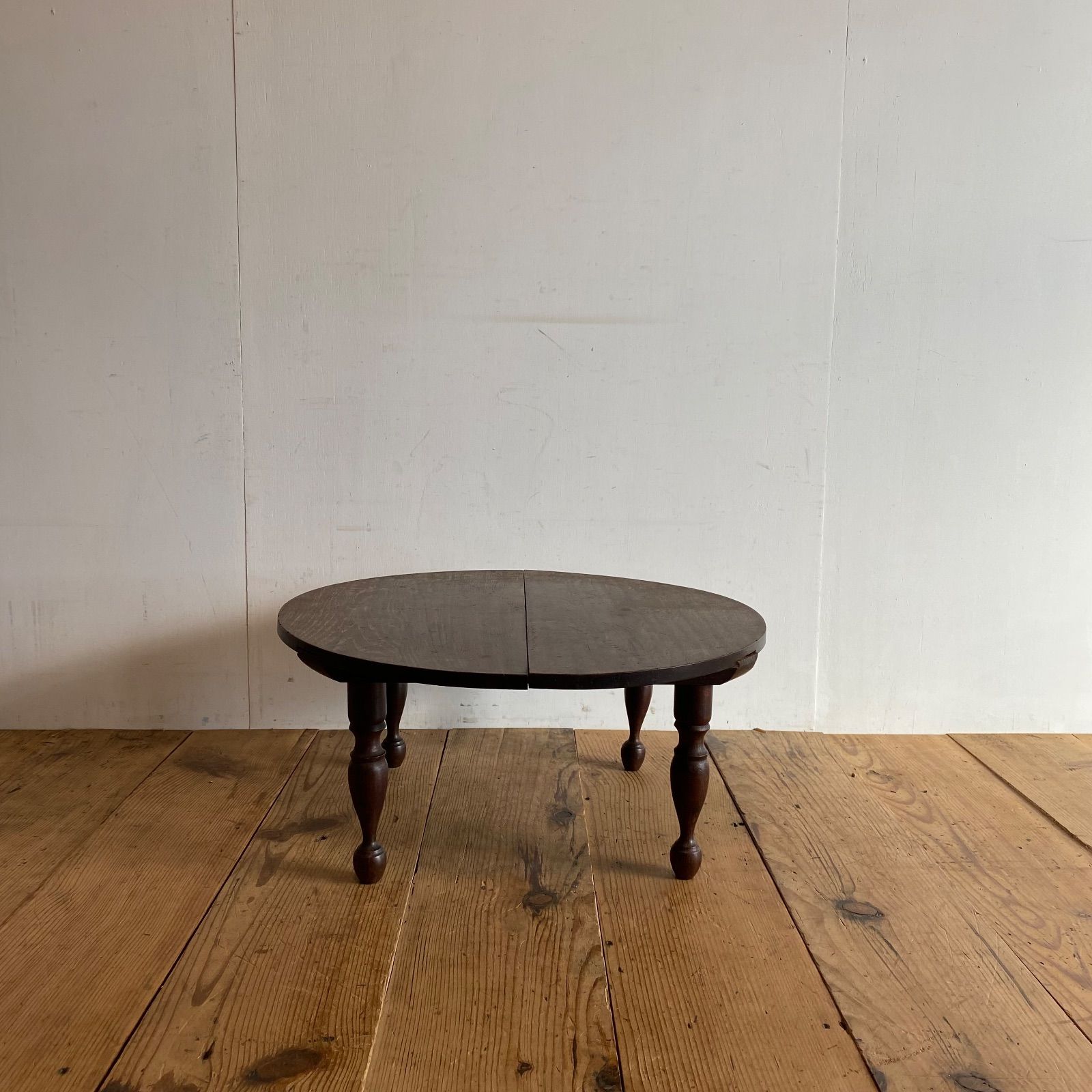 古家具　丸テーブル　木製　古道具 竹のラウンドテーブル 丸テーブル サイドテーブル 古家具 古道具