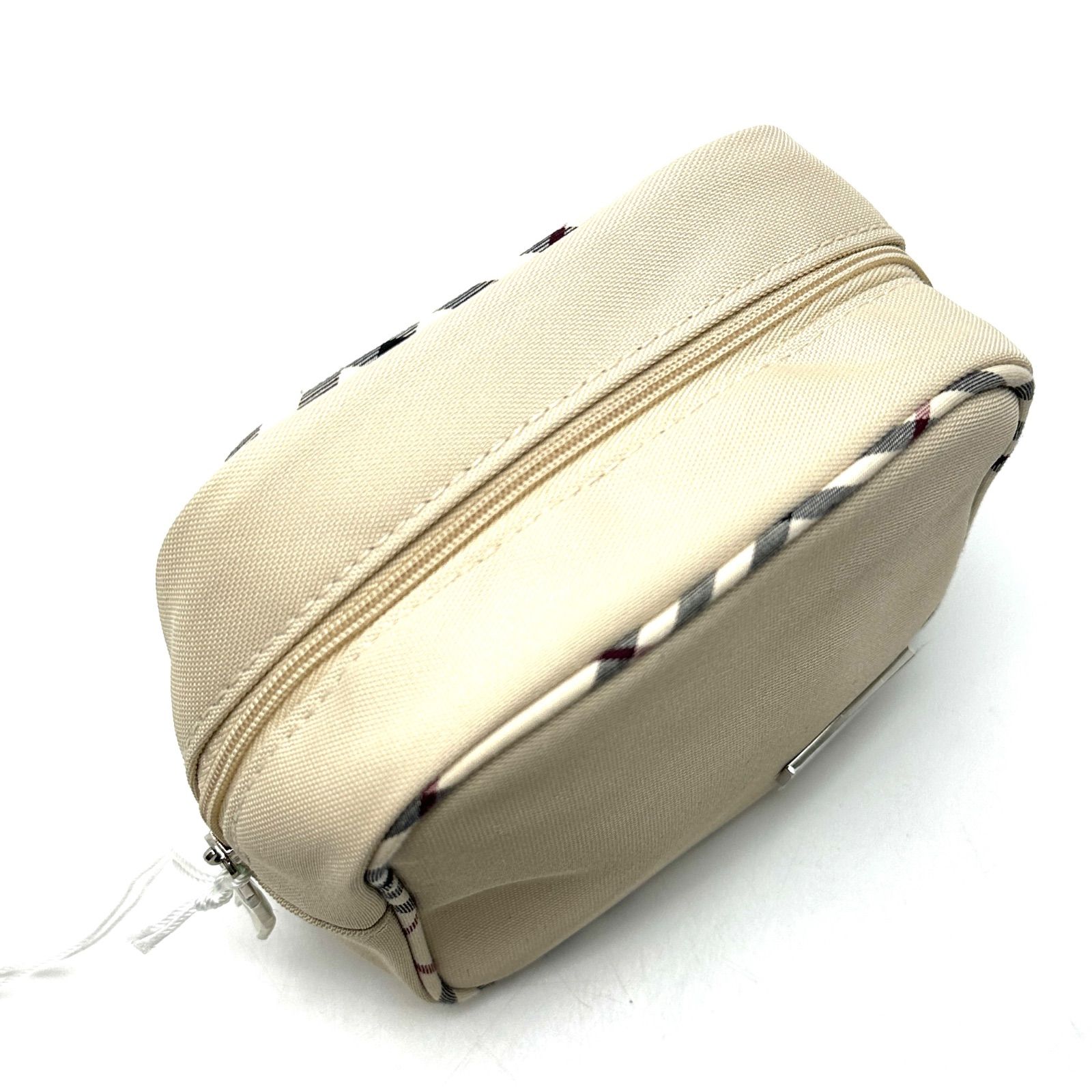 楠本質店/元住吉】未使用品 バーバリー BURBERRY キャンバス ポーチ 