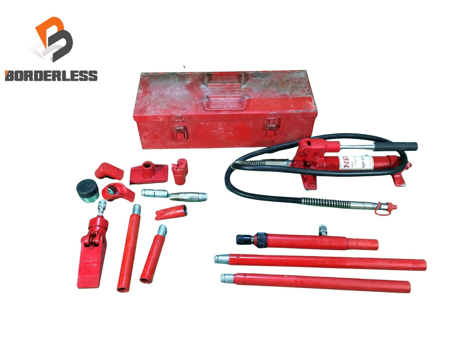品 NP POWER 4 ton 自動車用 ボディフレーム修理キット NP-4040-40 ケース付 板金用 油圧ポンプ 油圧ジャッキ119749