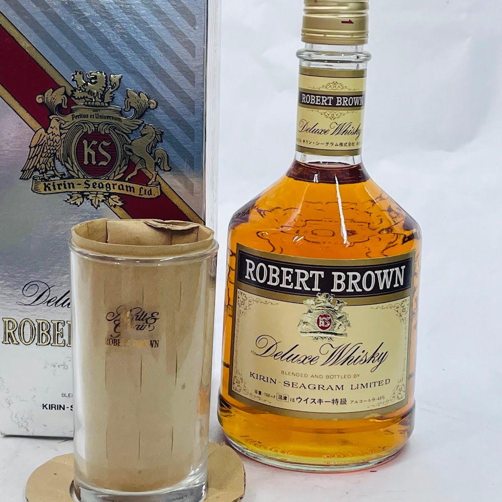 ロバートブラウン 760ml グラス付 オールドボトル 43度 - メルカリ