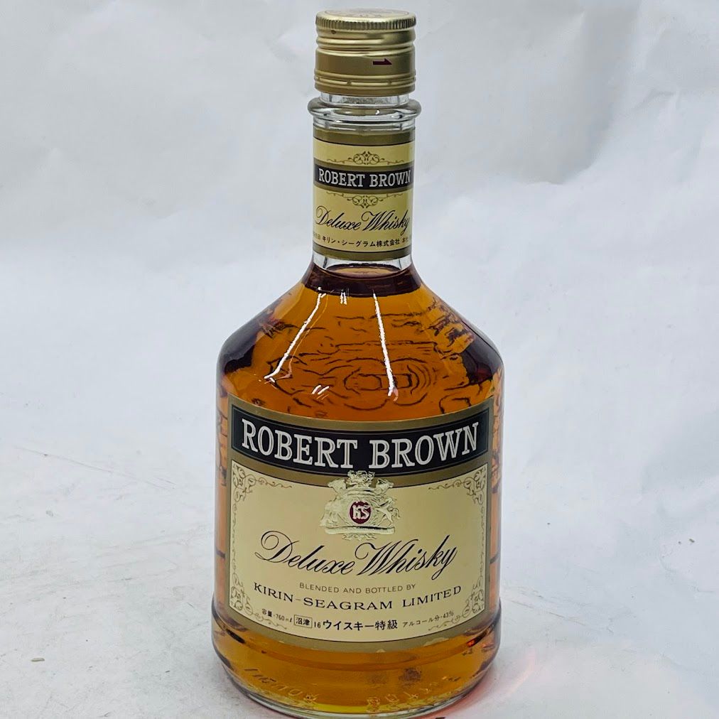 ロバートブラウン 760ml グラス付 オールドボトル 43度 - メルカリ