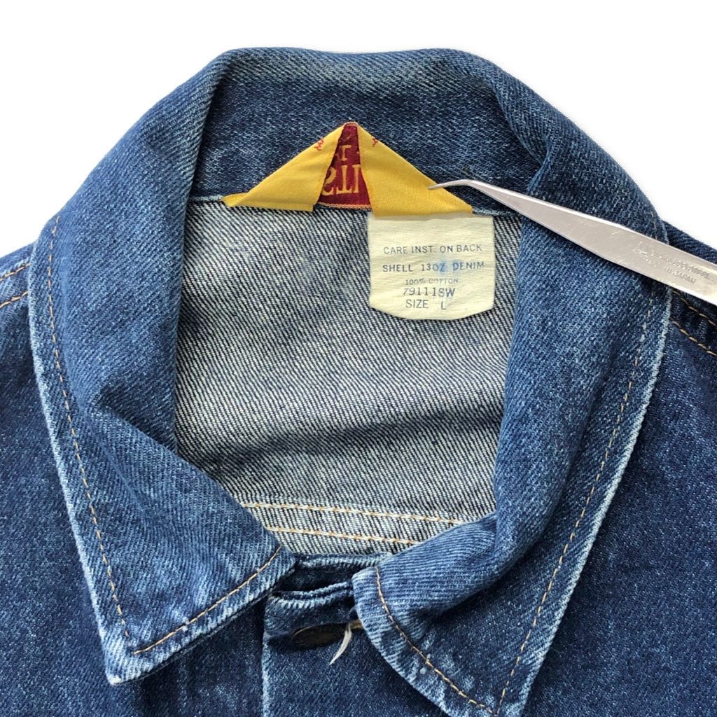 80年代 USA製 RUSTLER ラスラー デニムジャケット ブルー(メンズ L