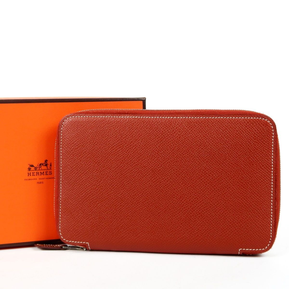 超美品】HERMES エルメス アジェンダ シルクイン 手帳カバー ブラウン