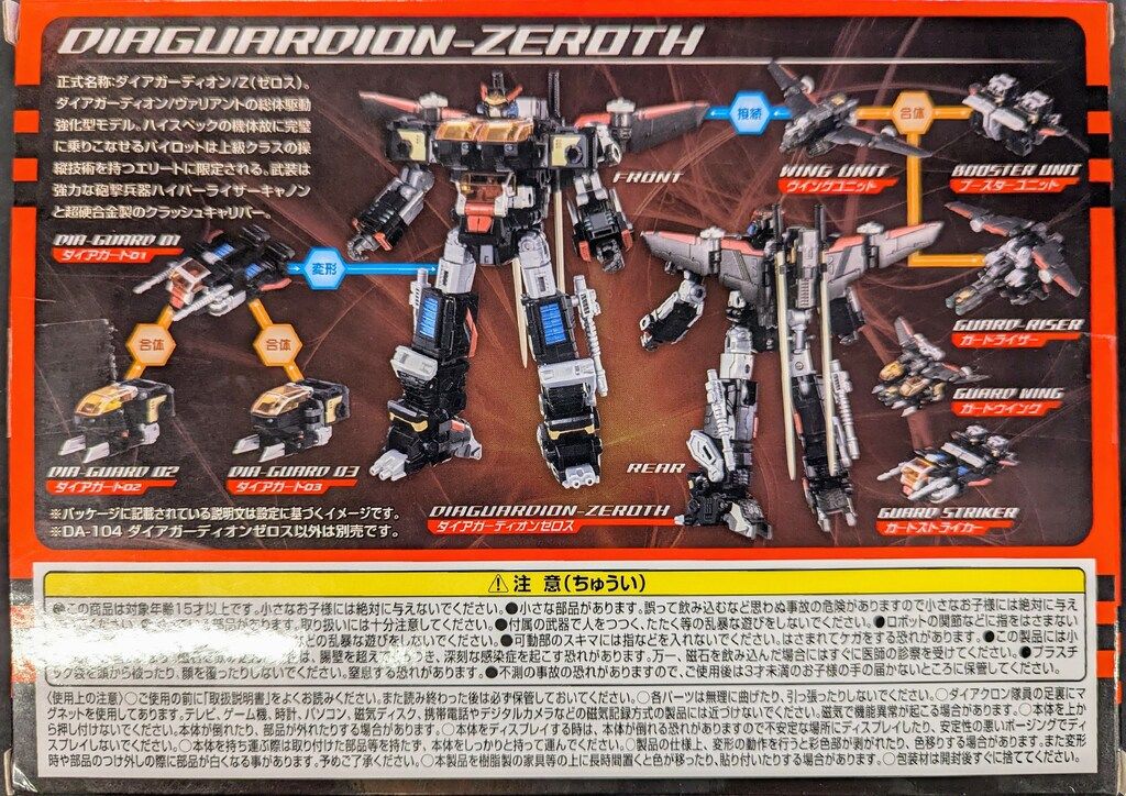 タカラトミー ダイアガーディオンゼロス 修正パーツ付き DA104 - メルカリ