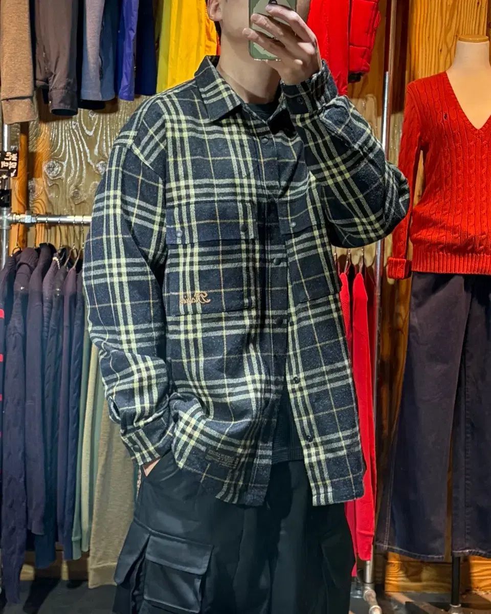 XL ディッキーズ ツーポケット VIXX ヴィックス スペリング チェックパターン シャツ