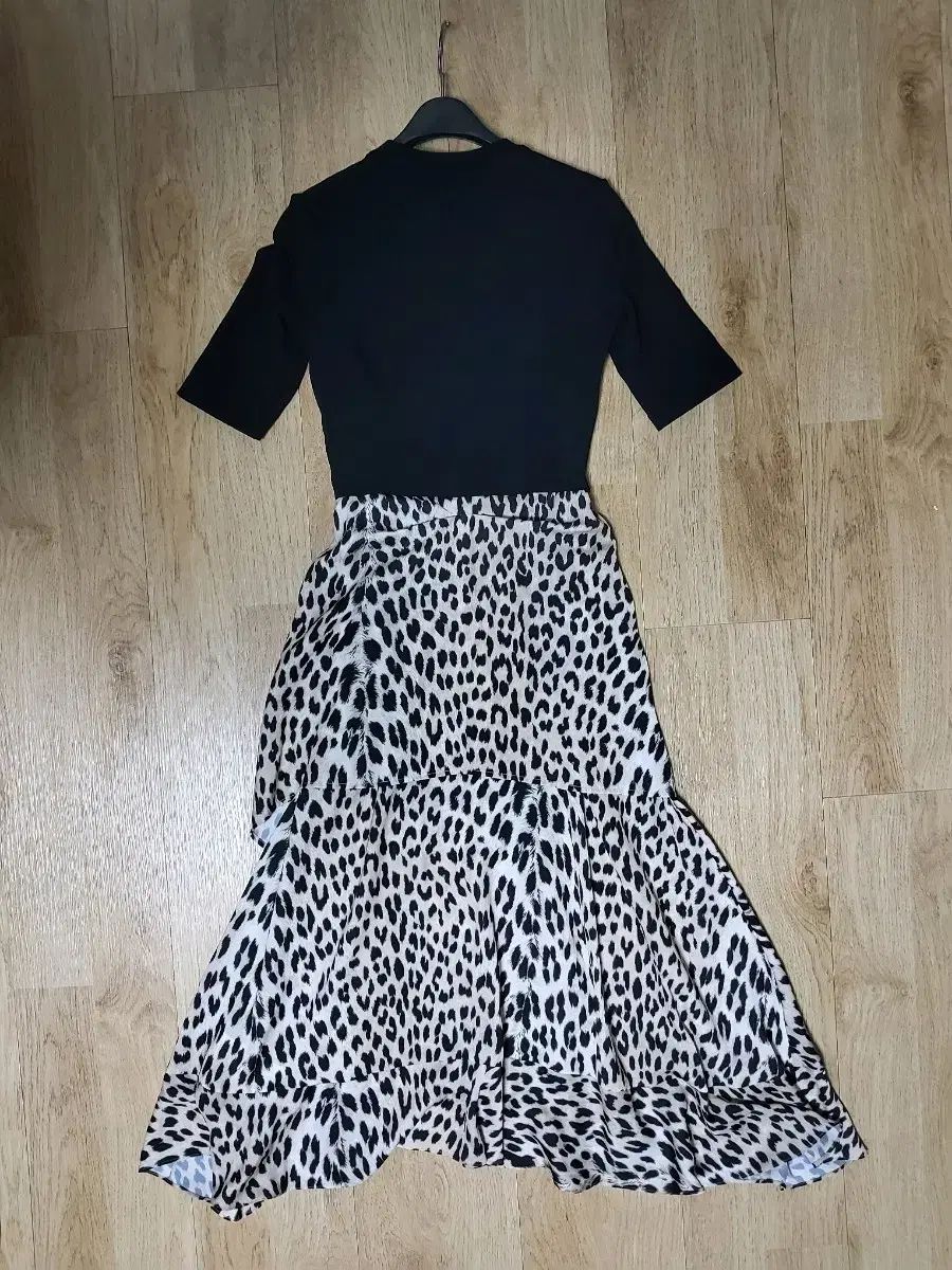  マージュ トロンプルイユ ONE PIECE 長袖 七分袖 ひざ丈ワンピース