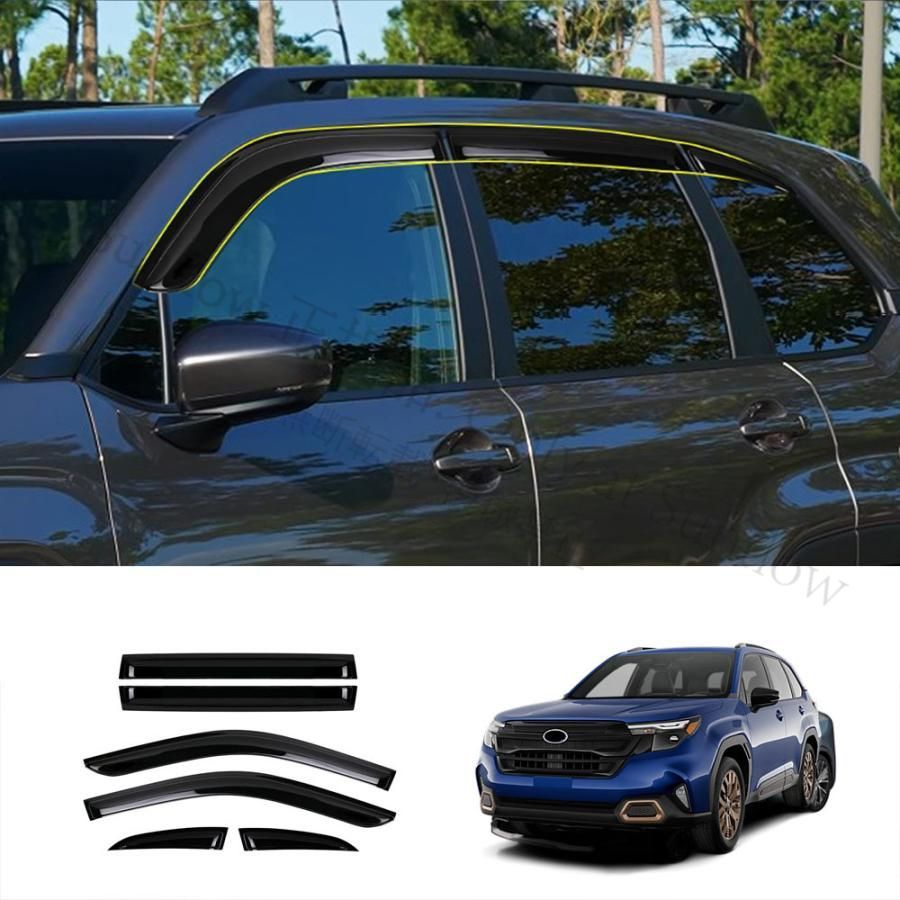 新品未使用】新型 フォレスター SL系 サイドウインドウバイザー