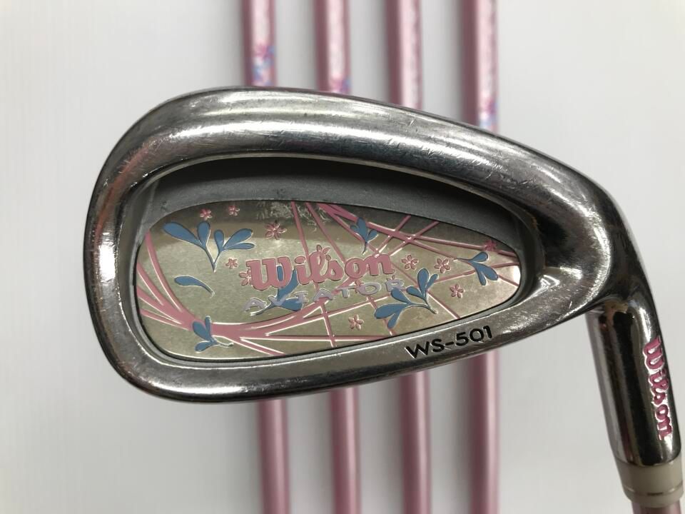 ウィルソン AVIATOR WS 501 オリジナルカーボン Lフレックス アイアンセット 最短