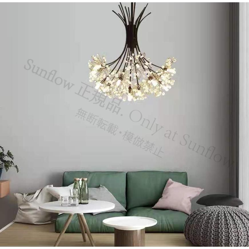 新品未使用】モダンシャンデリア K9 ガラス 水晶 クリスタル