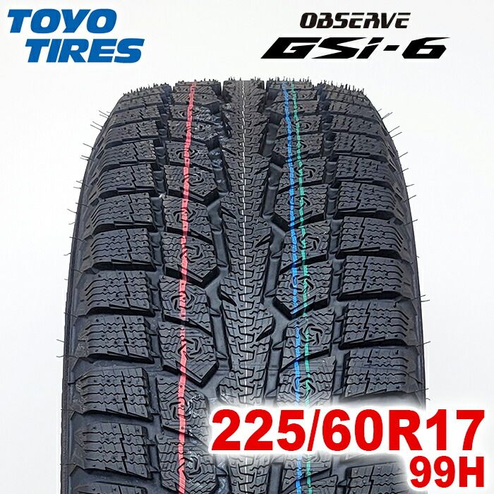 2025年製】 送料無料 TOYO TIRES 225/60R17 99H OBSERVE GSi-6