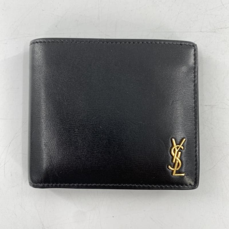 SaintLaurent 二つ折り財布 ブラック サンローラン 10