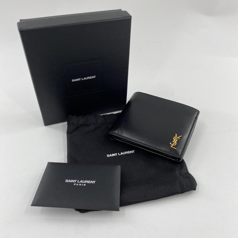 二つ折り財布 ブラック