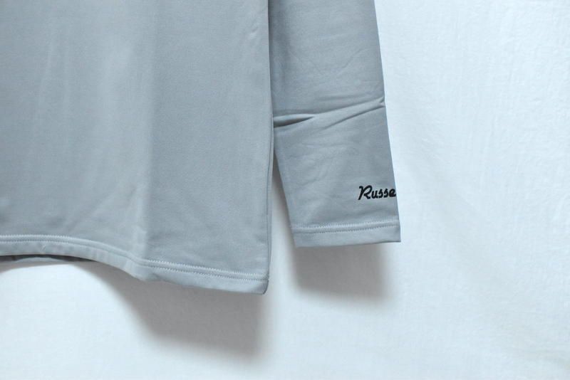 新品 ラッセルノ ゴルフ 裏起毛 ロングスリーブ モックネック グレー XL 6 新品 ラッセルノ ゴルフ 裏起毛 ロングスリーブ モックネック 6(XL) RS