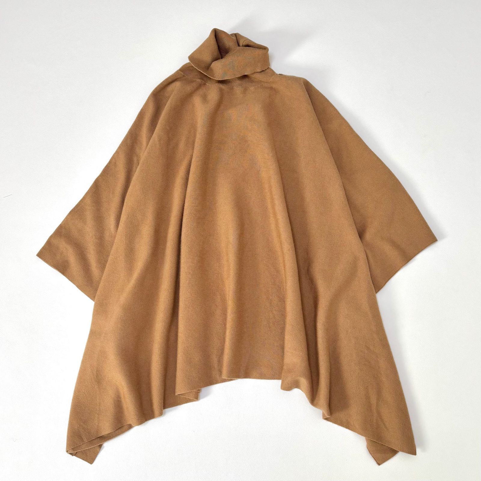 アニュアンス anuans ケープニット ポンチョ ニット セーター ベージュ