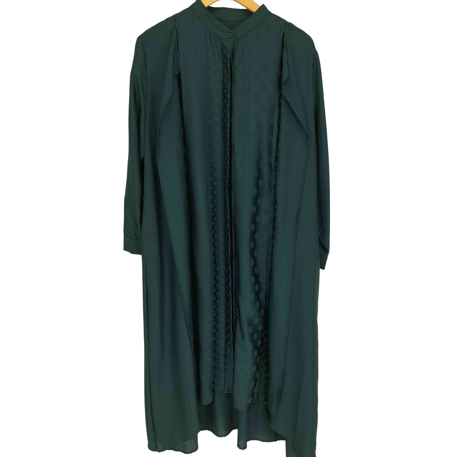 【新品未使用】ear PAPILLONNER マルチドット シャツワンピース　F イアパピヨネ ear PAPILLONNER マルチ ドット ワンピース レディース