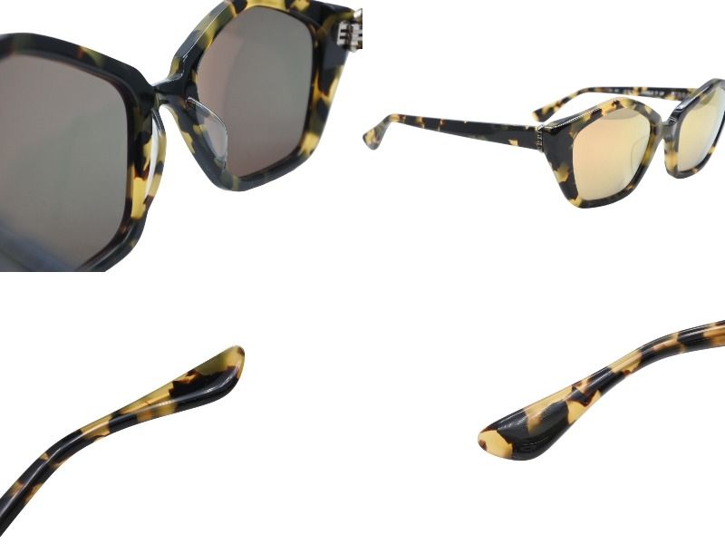 CHROME HEARTS クロムハーツ jungle it up サングラス サイズ51□21-137 ピラミッド 装飾 アセテート シルバ−925 美品 中古 4b010425 CHROME HEARTS クロムハーツ jungle it up サングラス サイズ51□21
