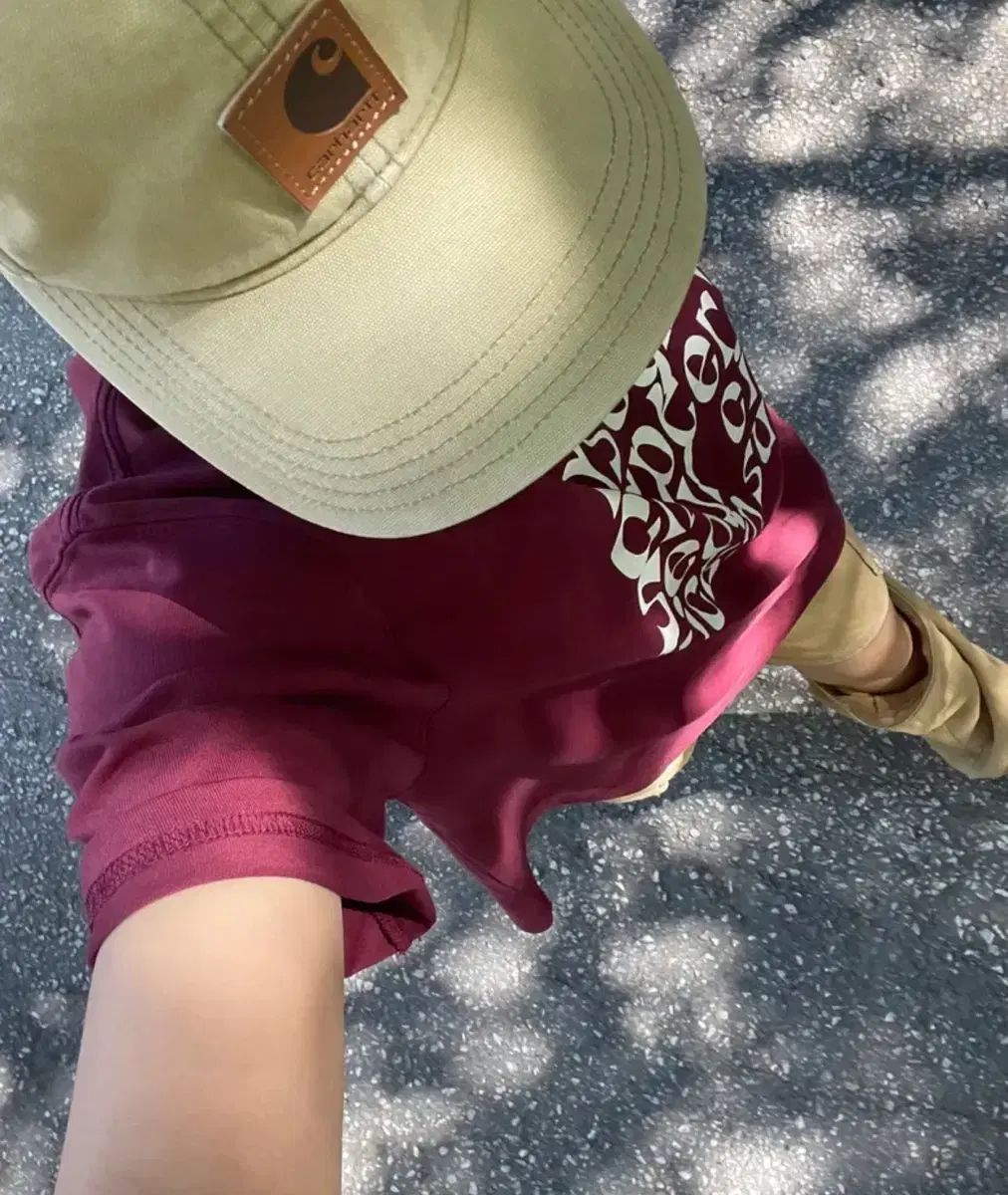 NASTY KICK(カイ Tシャツ) Kinsum Logo Tee burgundy XL