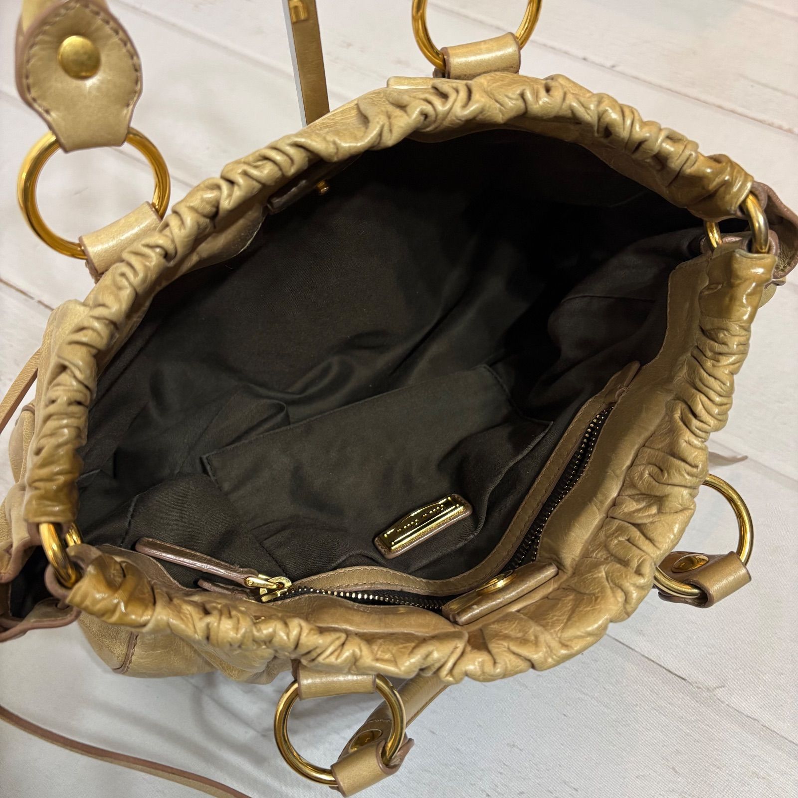 Miu Miu Vitello Lux Hand Bag 2way ヴィッテロルクス ハンドバッグ