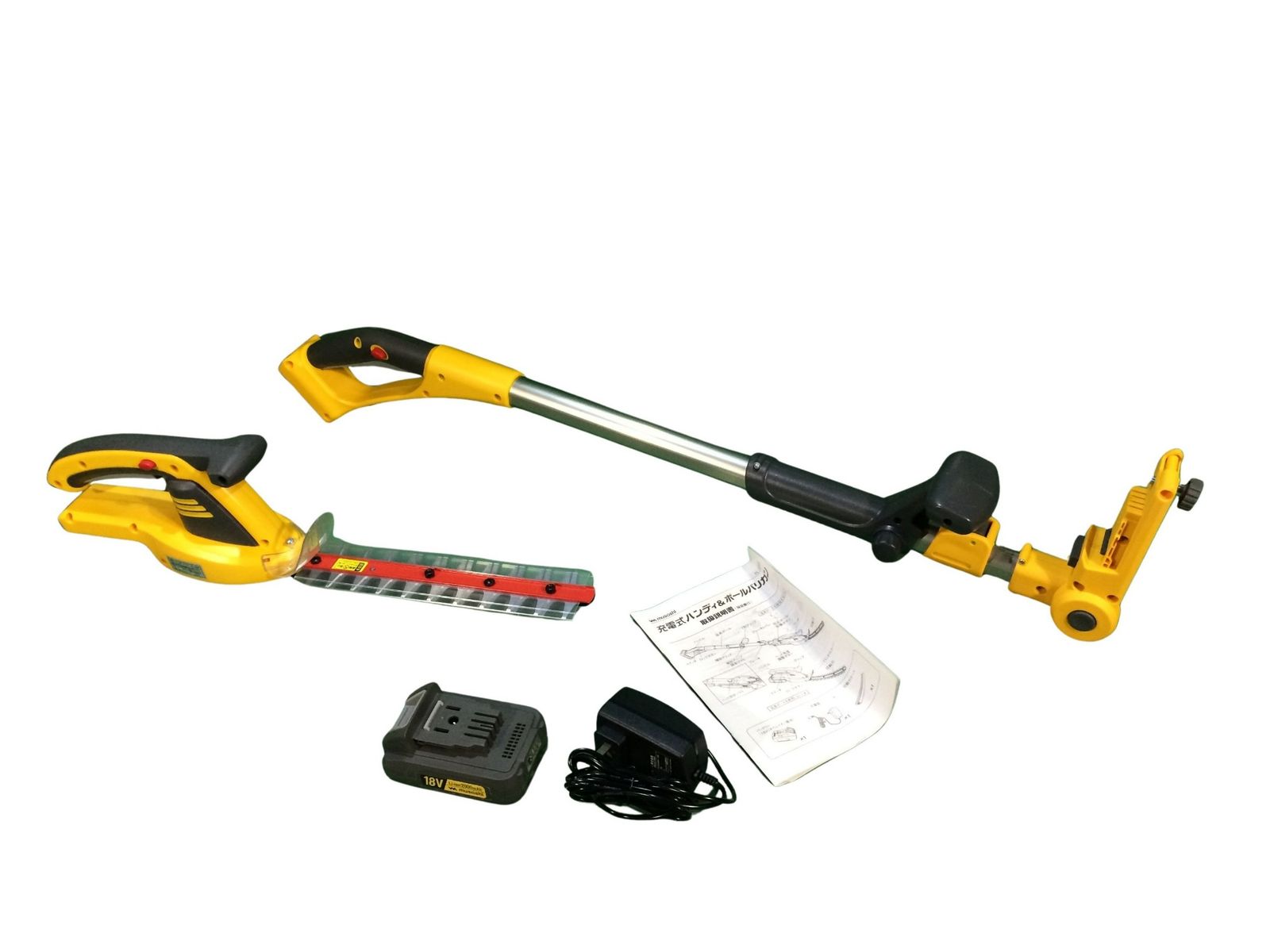園芸2点セット 高儀 充電式ブラシレス剪定鋏 BPS-108 LiA ムサシ 充電式 ハンディ＆ポールバリカン PL-5002 ガーデニング 庭いじり120637