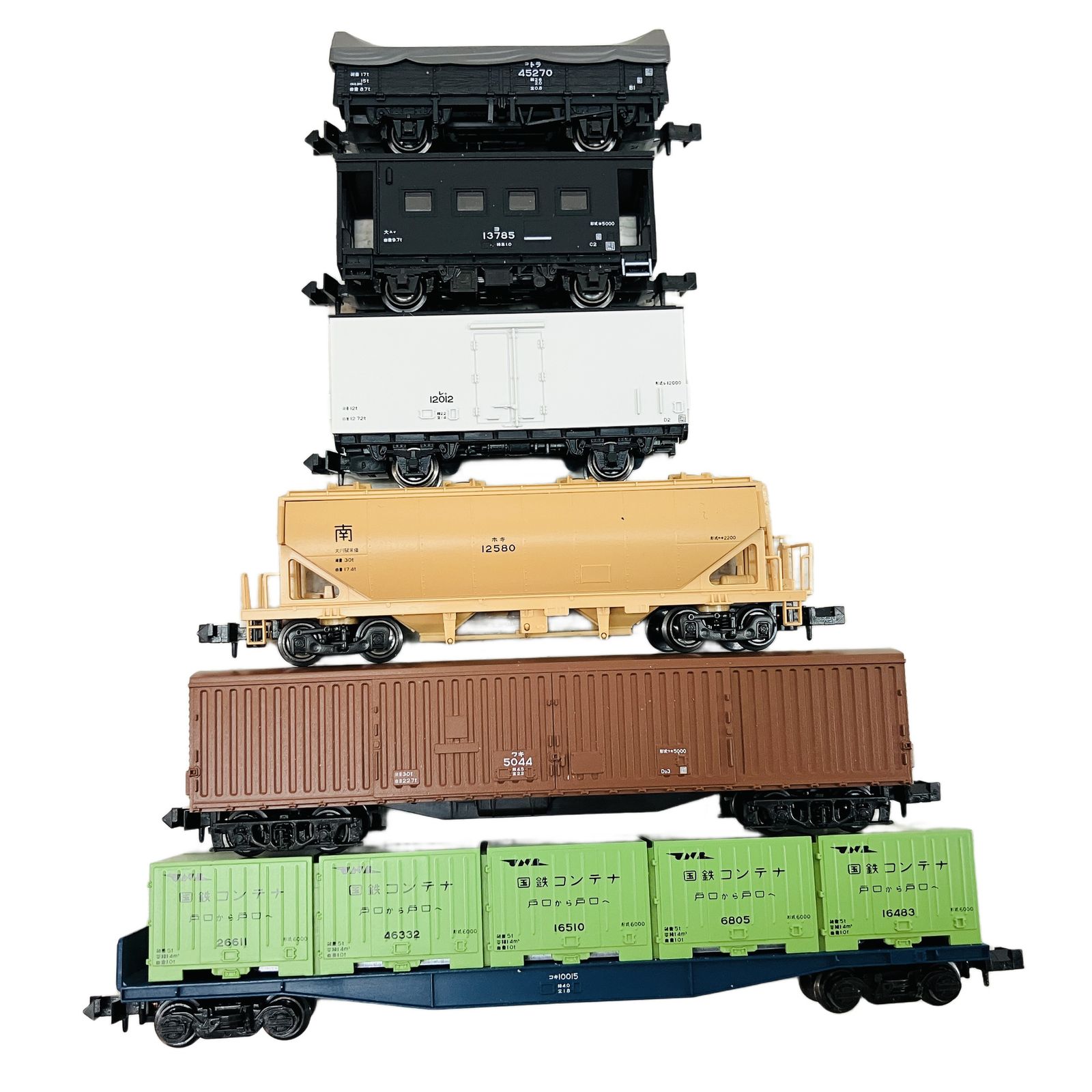 KATO` コキ5500 10両セット 美品 KATO 10-033 貨物列車 6両セット ワキ5000 トラ45000 ホキ2200 コキ