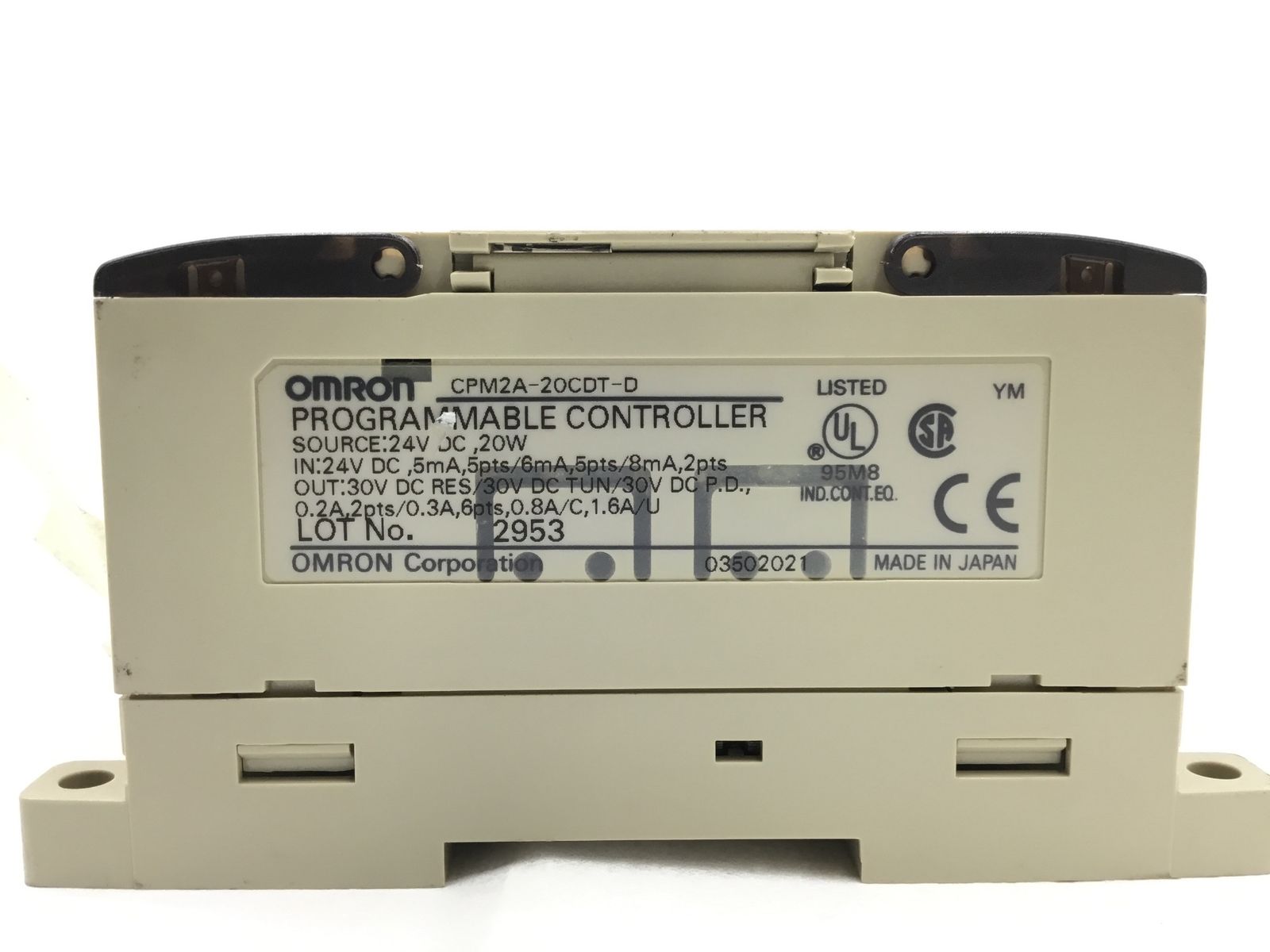 品】OMRON/オムロン CPM2A-20CDT-D ○ プログラマブルコントローラ 