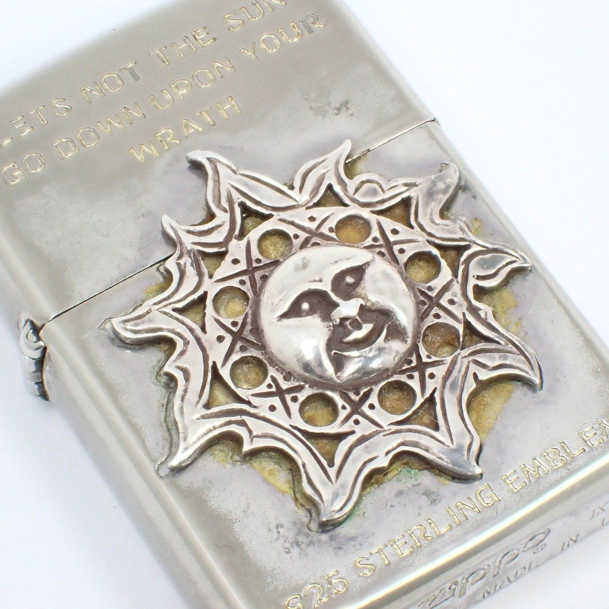ZIPPO ジッポー オイルライター 太陽 シルバーエンブレム【いおき質店 
