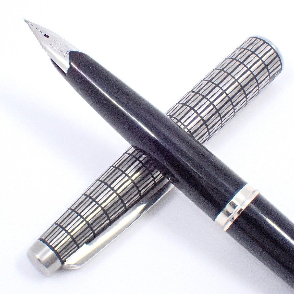 PILOT 配送 パイロット エリート 万年筆 18KWGペン先 ショート軸 格子